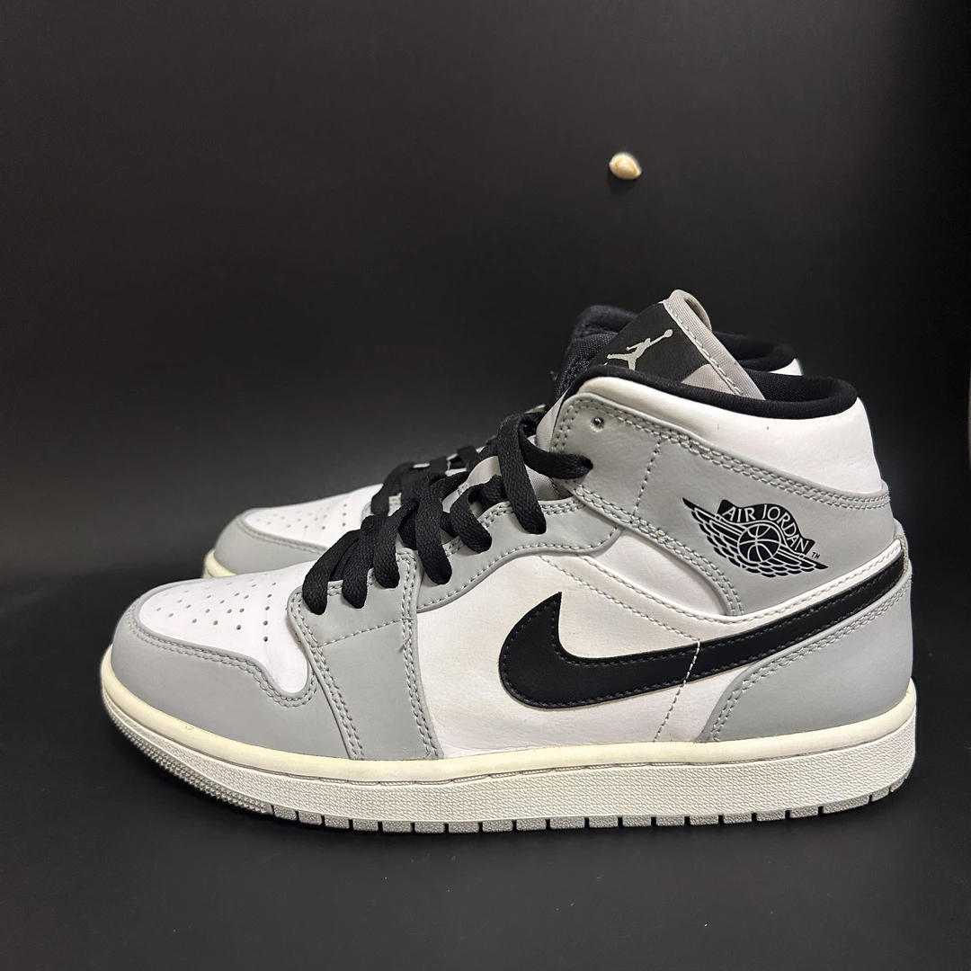 二手/41码Nike aj1 小迪奥 烟灰 中帮板鞋