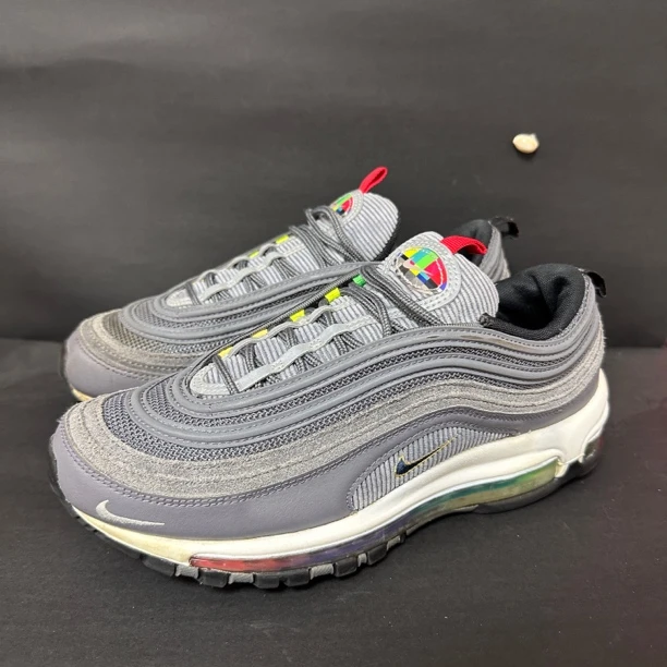 二手/41码Nike air max 97低帮复古休闲鞋 运动鞋 假一赔四