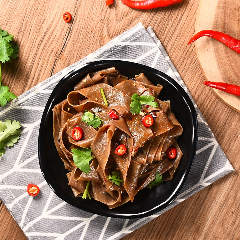 荞麦面皮方便泡面免煮干拌饱腹感强