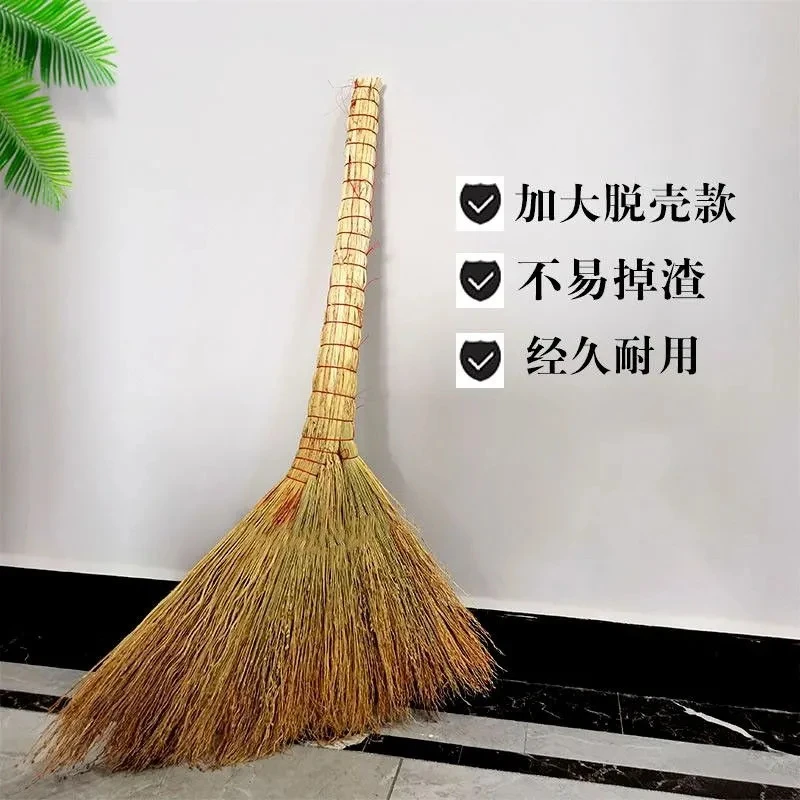 手工编织高粱苗扫把家用老式农村传加厚户外庭院大号地面清洁工具