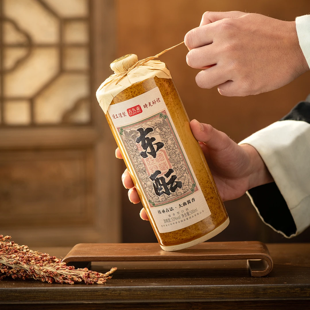 古久壶东酝大曲酱香坤沙纯粮酒53%Vol500ml