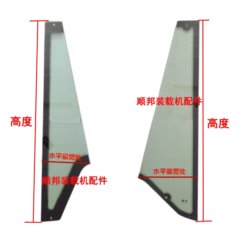 装载机铲车驾驶室钢化玻璃前后挡风玻璃明宇鲁工莱工山宇鲁宇原厂