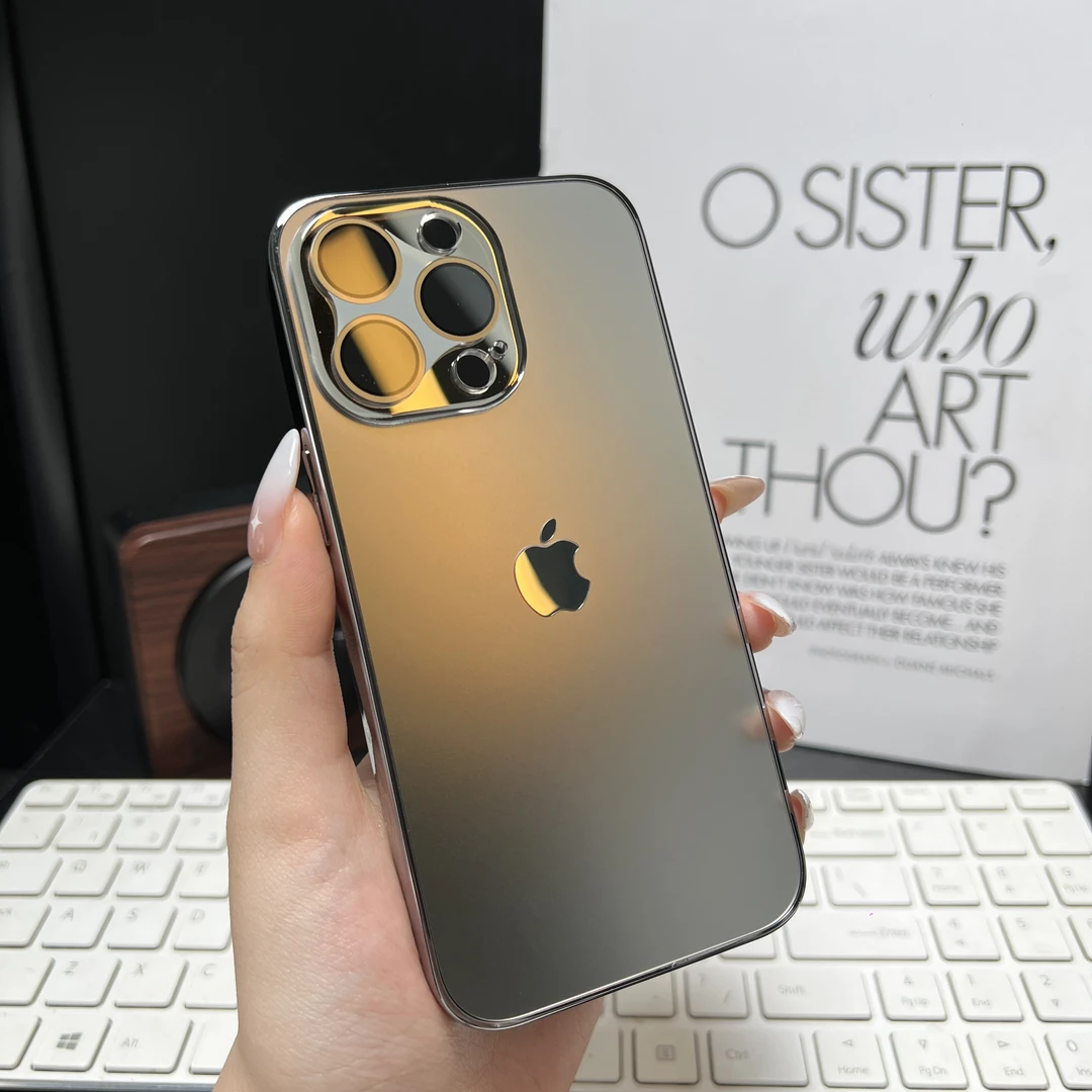 电镀AG磨砂苹果15promax手机壳秒变iPhone16自带镜头膜14/13/12套
