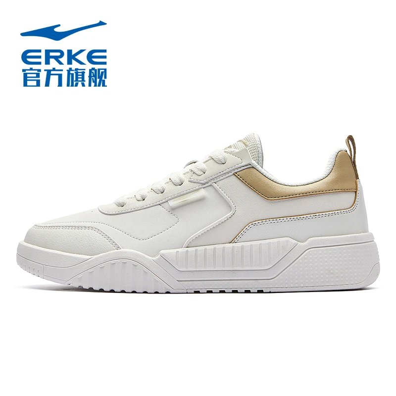 鸿星尔克运动板鞋低帮百搭小白鞋轻便休闲运动鞋潮流51122101057