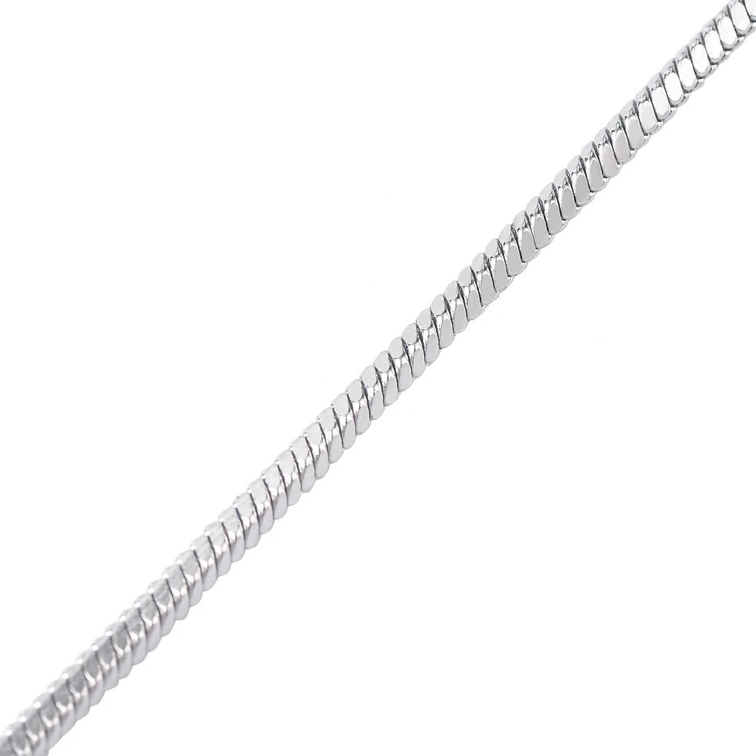 本色织链 不锈钢项链 09方蛇链304不锈钢全尺寸包电解