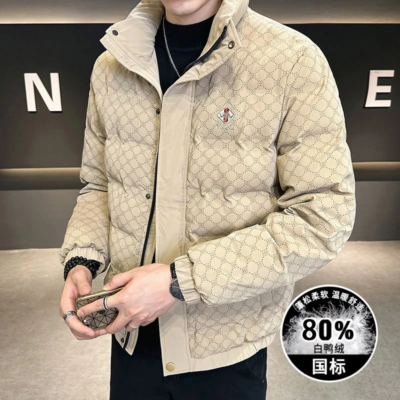 波司豋2023新款高档白鸭绒羽绒服男冬季男装冬装男士外套青少年潮