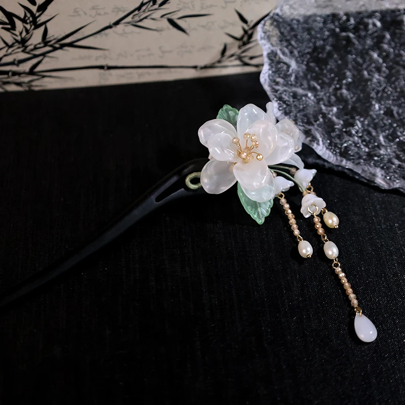 【浮生】棉悦黑檀木发簪旗袍汉服头饰古装盘发配饰