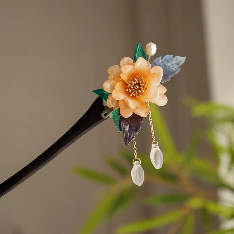 【浮生】颜禾挽国风古典简约气质盘发簪