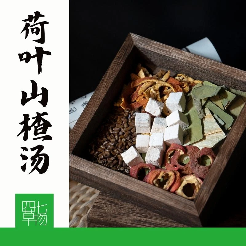 四七草物 清润荷叶山楂茶 养生茶饮 一袋230g内含5小袋