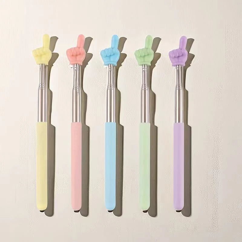 可伸缩教鞭指读儿童阅读伸缩手指教具教师专用大号指挥读笔