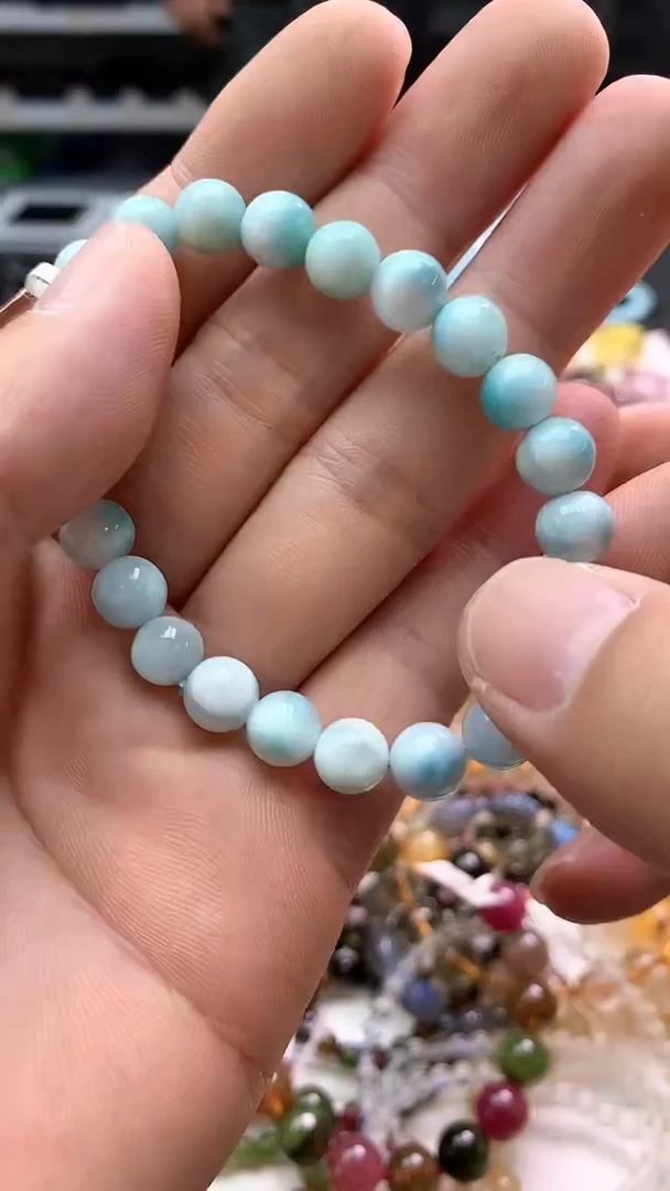 【闪购商品】针钠钙石（海纹石）手链未镶嵌手链67