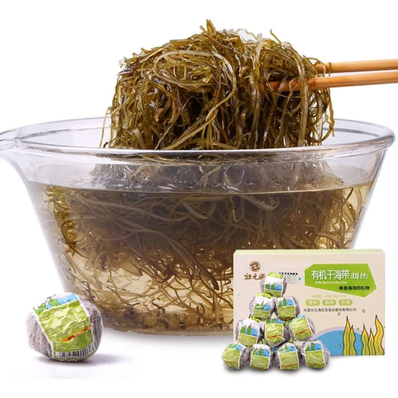 【小伊】大连有机干海带丝35g*12球420克