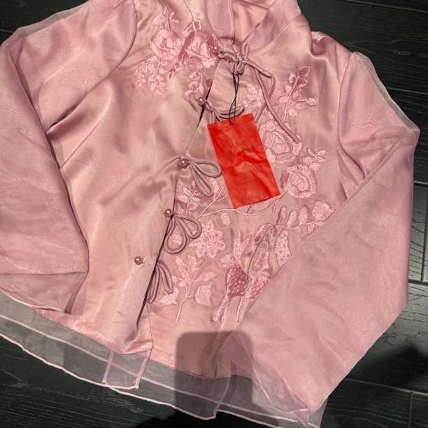 616#重工国服百万针刺绣外套新中式百搭宽松拼接外套