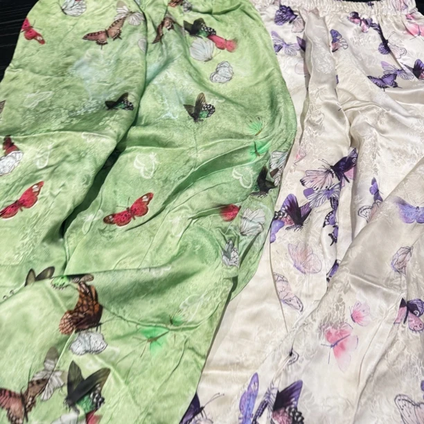 本场福利品《随机福利》重工提花休闲夏季薄款百搭显瘦提花裤子