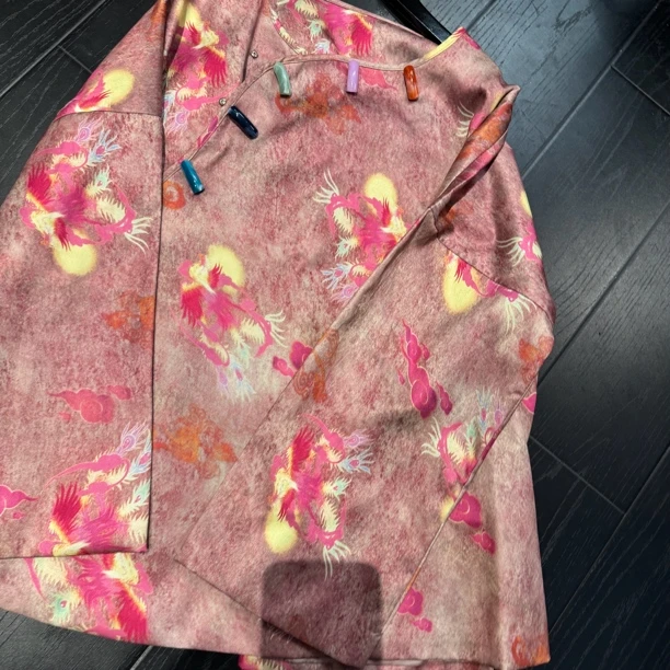 1970#自留款#重工时尚圆领百搭拼接刺绣卫衣打底