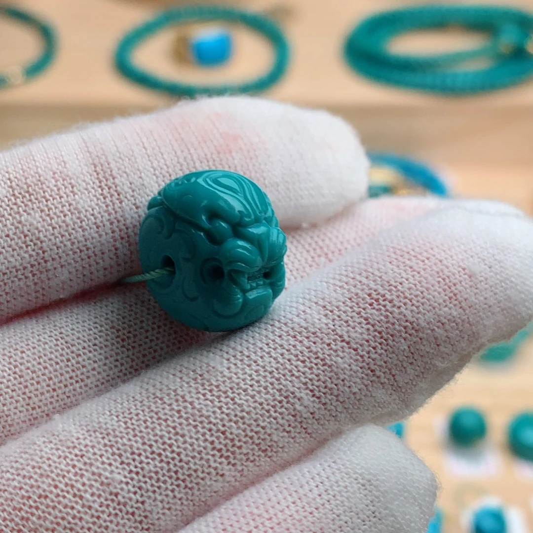 【闪购商品】绿松石配饰未镶嵌直径：16