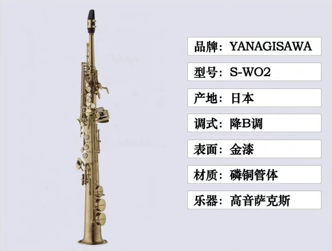 柳泽swo2高音高端萨克斯初学者考级专业演奏