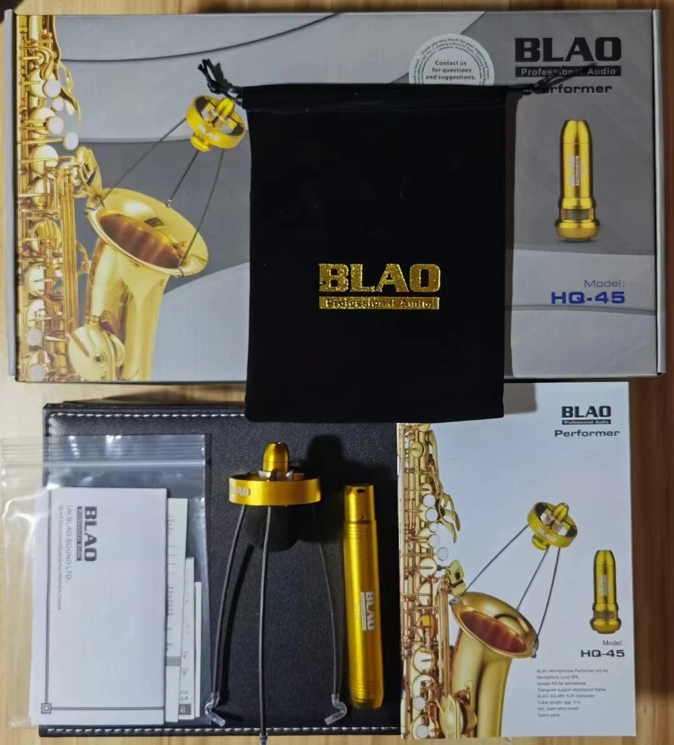 blao hq45无线麦萨克斯专用拾音器