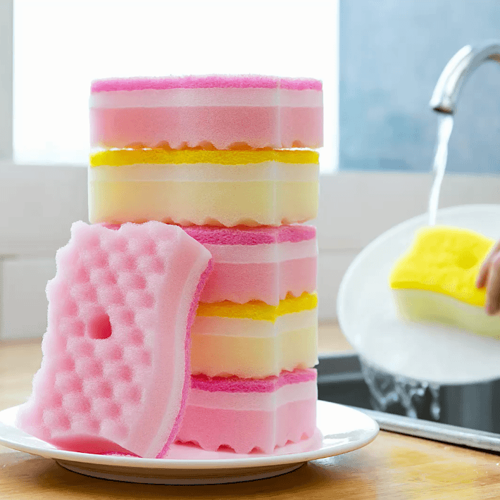 洗碗海绵百洁布洗碗布厨房用品清洁刷锅刷碗神器洗碗海绵块魔力擦