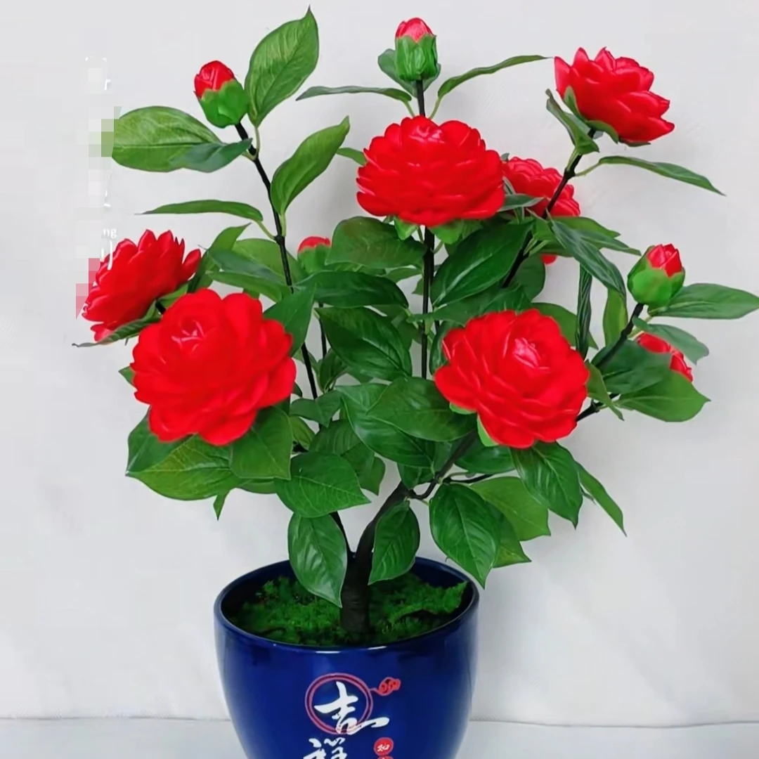 diy丝带山茶花材料包手工制作材料