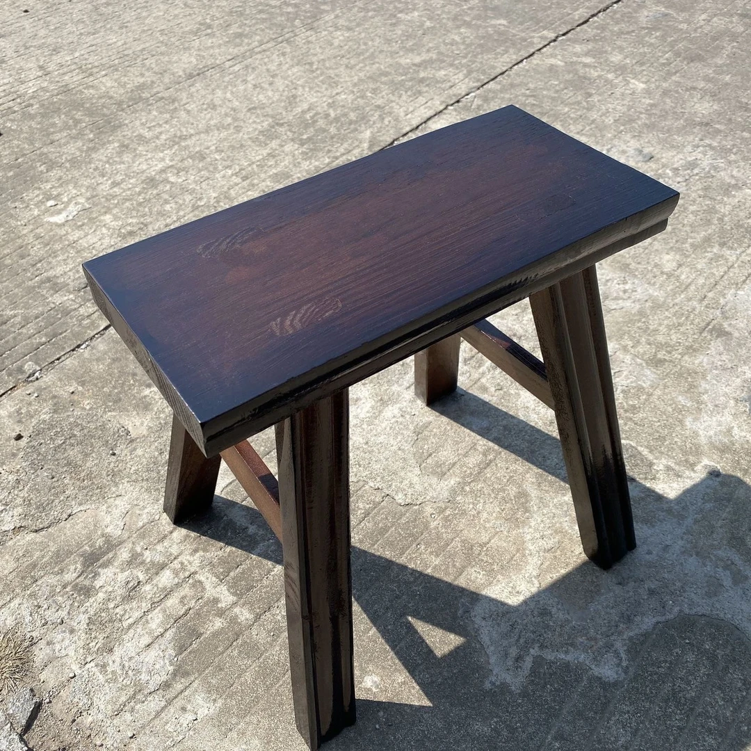 家用小凳子结实家用实木松弛感凳子实木小板凳木凳子简约复古客厅