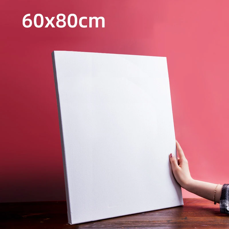 【直播】1个装60*80中纹2.5cm厚亚麻混纺油画框中盛画材