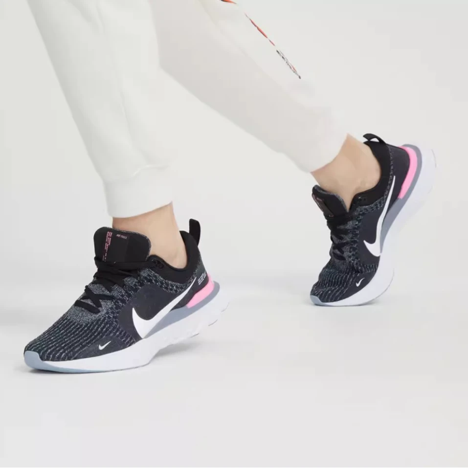Nike耐克男REACT 3 运动鞋公路舒适耐磨透气缓震跑步鞋DZ3014-001