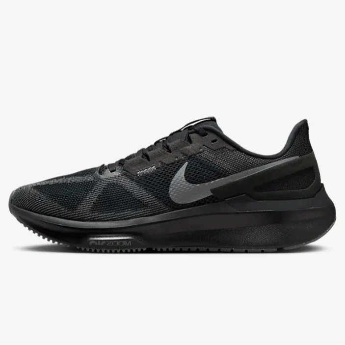 Nike耐克男鞋AIR ZOOM STRUCTURE 25黑武士运动跑步鞋 DJ7883-006