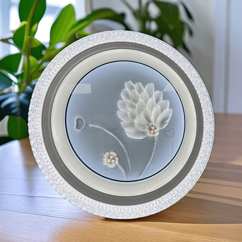 简约大气圆形卧室吸顶灯书房间餐厅大厅方形遥控智能家用吸顶灯饰