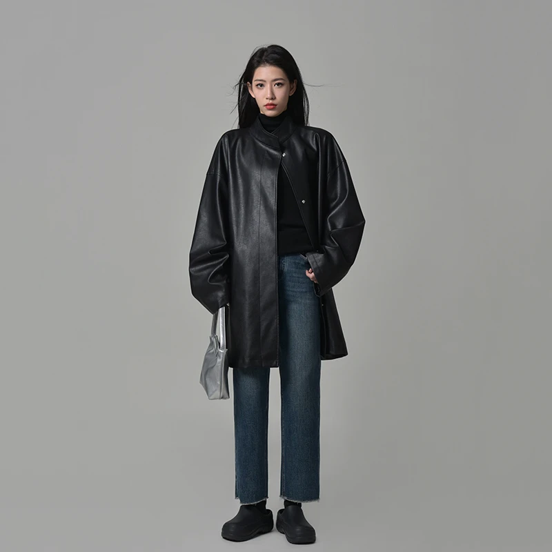 SIXI四喜家秋冬 高弹超好穿/百搭九分小脚牛仔裤女修身毛边法棍裤