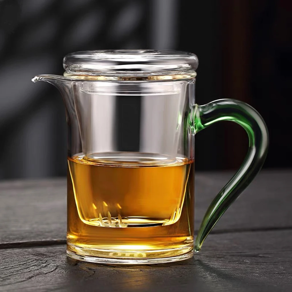 玻璃茶道杯 330ml泡茶壶加厚耐高温红茶泡茶水过滤分茶器家用茶壶