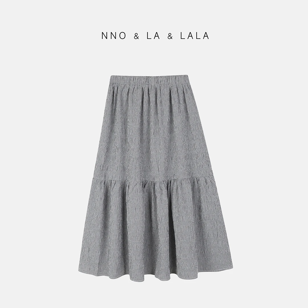 LA 设计感 韩系 大摆半身裙 26374