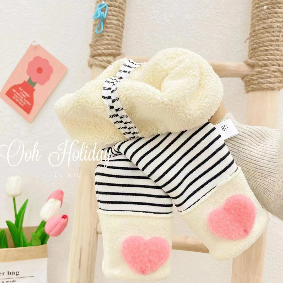 女童2024年加绒条纹打底裤新款儿童女宝弹力外穿裤WL-G-D33