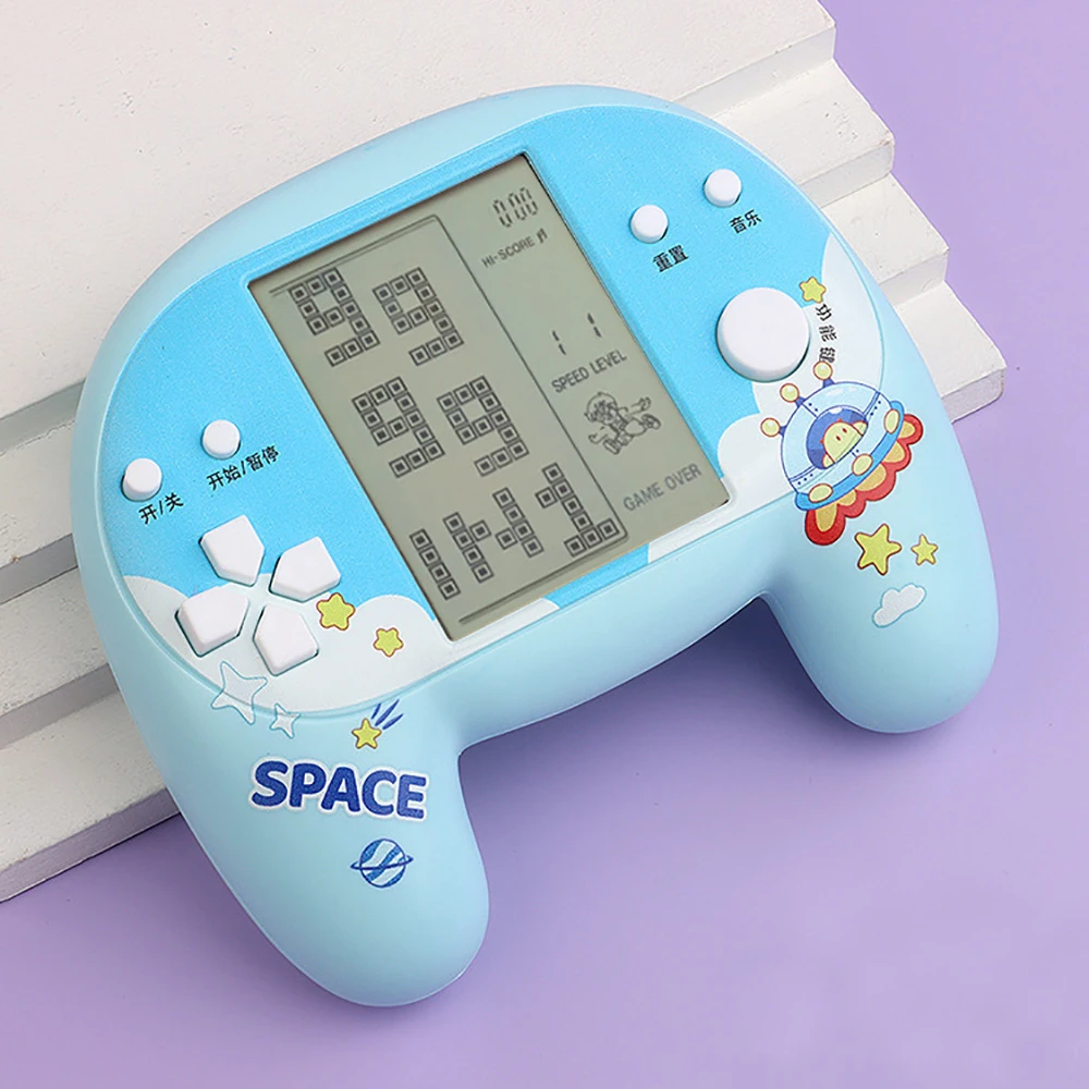 经典俄罗斯方块游戏机4.1寸大屏学生思维益智掌机童年玩具礼物品