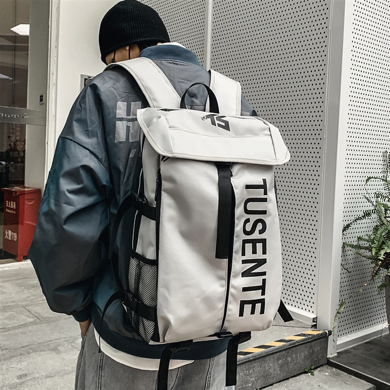 书包男运动款篮球包时尚潮牌大容量男士双肩包校园学生旅行背包潮
