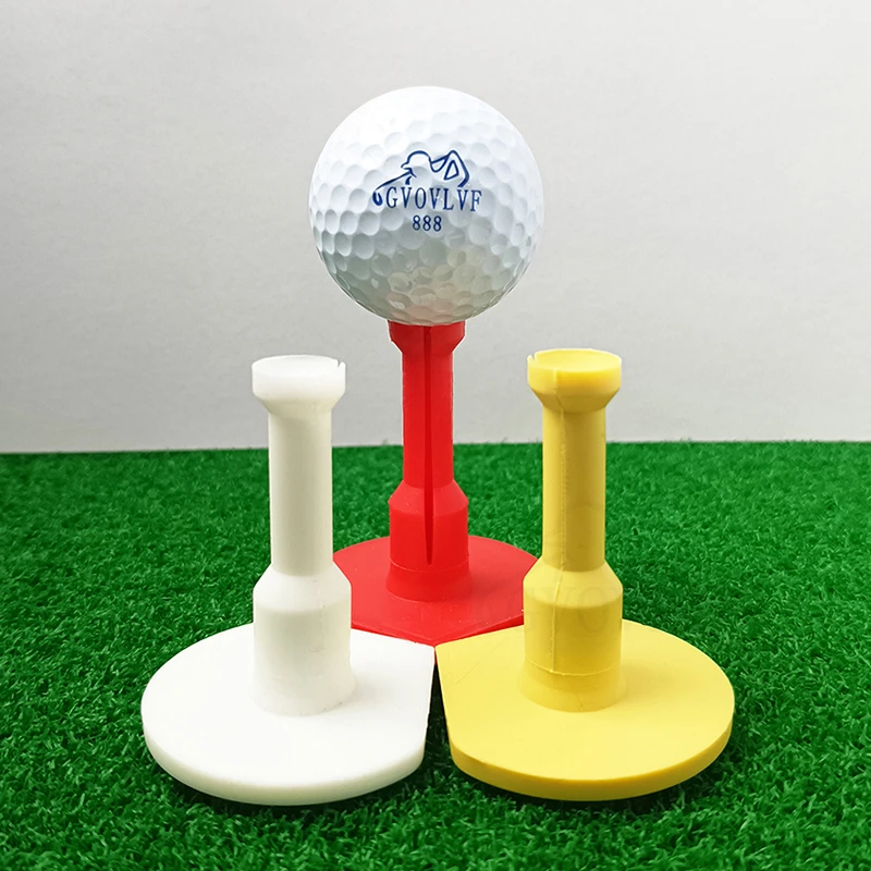 高尔夫球钉60mm橡胶软球tee开口耐打球座golf打击垫球托配件用品
