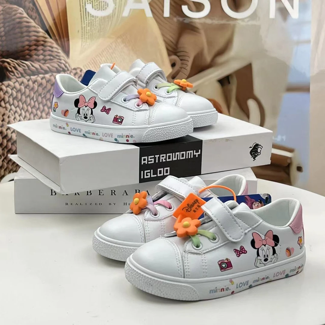 21-25码儿童时尚百搭卡通图案休闲透气软底运动板鞋（迪士n1） 5088