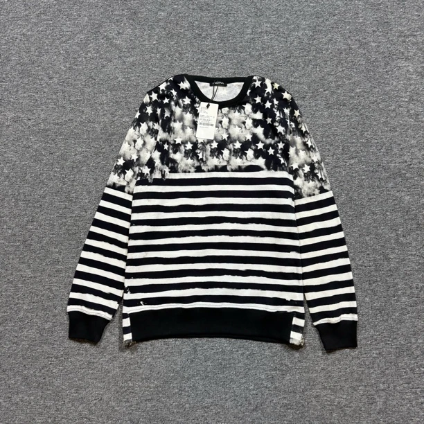 Balmain 巴尔曼 泼墨条纹套头卫衣
