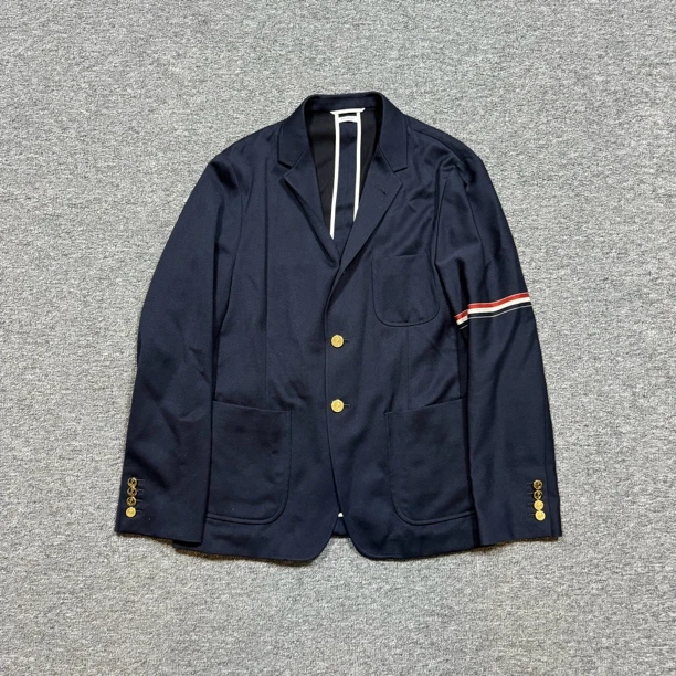 THOM BROWNE TB 羊毛袖箍西装外套