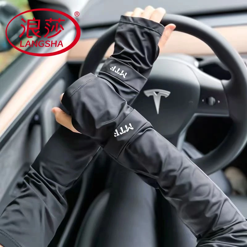 浪莎防晒套袖冰袖女款2025新款防晒袖套防紫外线冰丝护袖开车手套