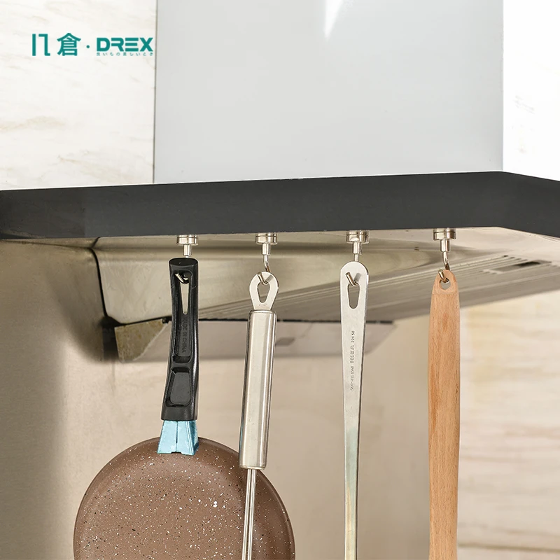 几仓家用免打孔磁吸挂钩壁挂式无痕强力磁吸小挂钩多功能厨房挂钩