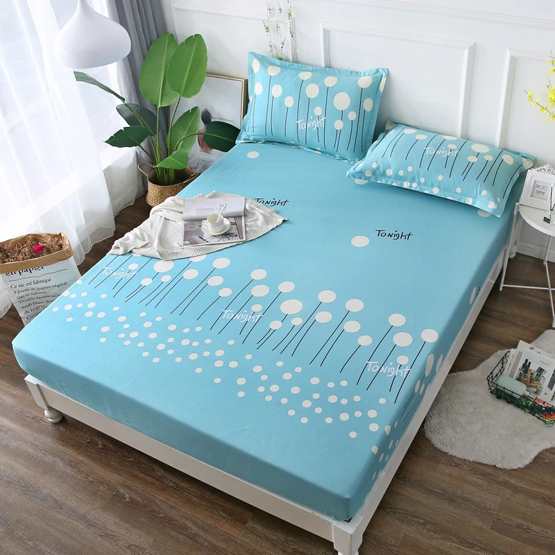 床笠单件纯棉席梦思床垫保护套1.5米1.8m1.2全棉斜纹机洗床罩防