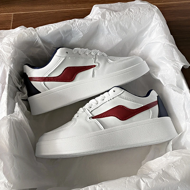 厚底面包鞋女时尚学院风百搭小白鞋2025春季新款时尚休闲鞋板鞋女