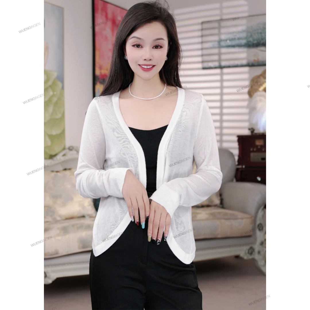 无印心匠线下296！纯色~ 薄款微透！小坎肩&外搭上衣！防晒 A16082