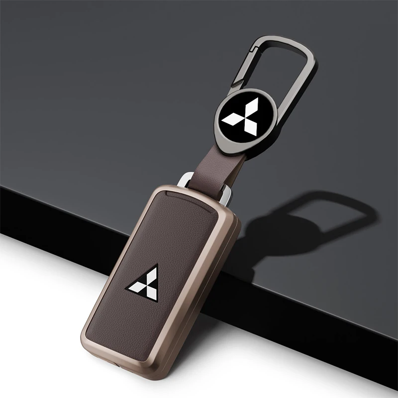 广汽三菱欧蓝德钥匙套专用劲炫ASX奕歌翼神高档车金属壳包扣男士