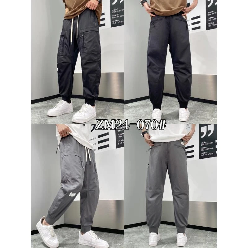 夏季美式工装户外束脚裤遥发服装新款情侣直筒裤休闲裤24070