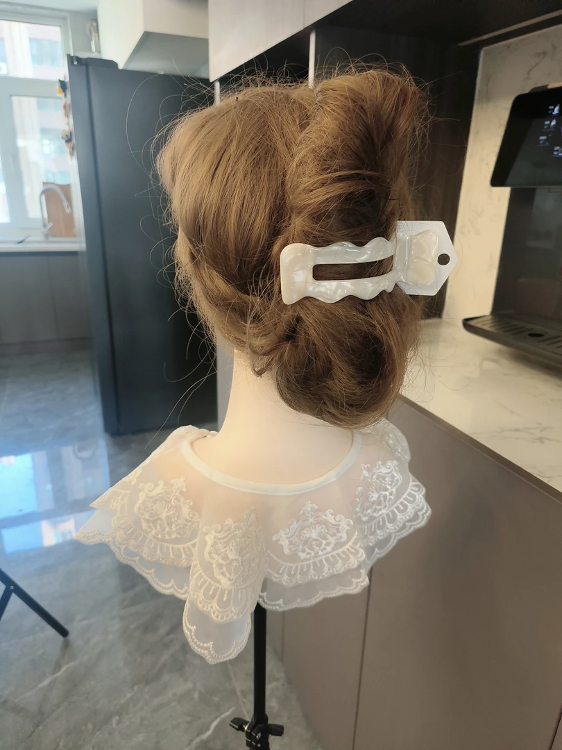 横夹，可以全夹，半夹，发夹白色粉色