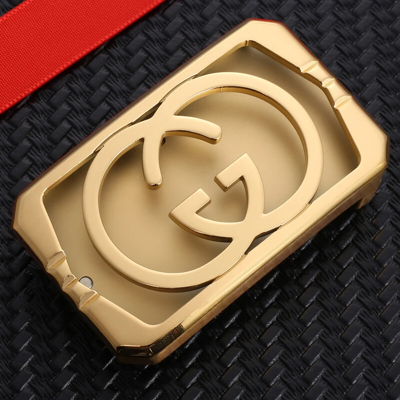 男士牛皮皮带扣头不锈钢内穿平滑扣单卖高档奢侈腰带卡扣裤带百搭