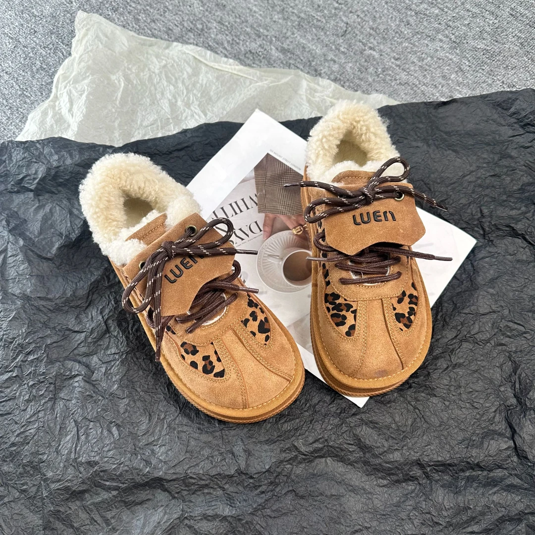 毛毛鞋增高大棉雪地靴女保暖加厚冬季厚底防滑棉靴2FN28-7961