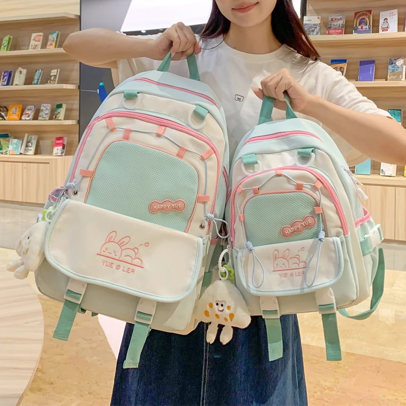 儿童背包女孩小清新书包女小学生初中学生森系少女双肩包3-6年级